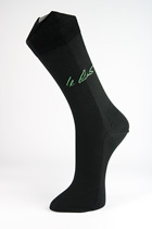 LINDNER socks Strumpf mit Schriftzug